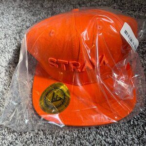 NEW Orange Strava Snapback Hat